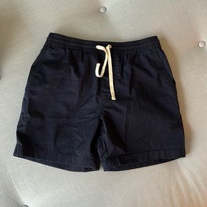 Men’s J Crew navy color drawstring shorts size Small